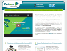 Tablet Screenshot of evoloom.com